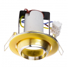 Поворотный точечный светильник Brille 60W RO-39 Латунь 161289