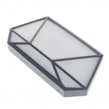 LED подсветка Brille Пластик 10W AL-257 Серый 34-229