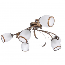 Люстра Brille Флористика 60W E14 Коричневый
