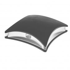 LED подсветка Brille Пластик 8W AL-225 Черный 34-187