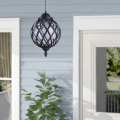 Светильник уличный подвесной IP23 Brille 60W GL-81 Черный Киев