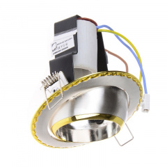 Поворотный точечный светильник Brille 60W RO-50 Хром 161241 Умань
