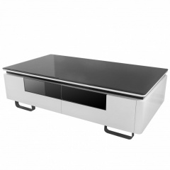 Стол журнальный Brille Hi-tech UH82 Белый F11-006 Івано-Франківськ