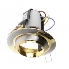 Поворотный точечный светильник Brille 60W RO-50 Золотистый 161298 Кам'янське