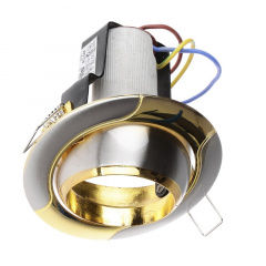 Поворотный точечный светильник Brille 60W RO-50 Золотистый 161298 Кам'янське