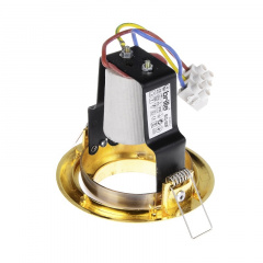 Поворотный точечный светильник Brille 60W RO-50 Золотистый 161298 Кам'янське