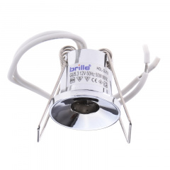 Маленький точечный светильник Brille 20W HDL-DJ Хром 163081 Слов'янськ