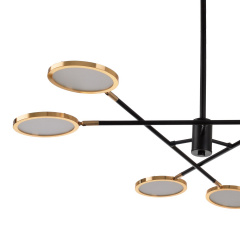 Люстра Brille BL-891S/6 NW 65W Золотистый Городок