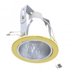 Светильник потолочный встроенный Brille 60W VDL-30 Золотистый Новая Прага