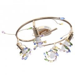 Светильник спот Brille Металл 40W HTL-61 Золотистый 176218 Сарни
