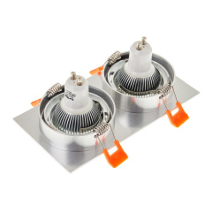 Поворотный точечный светильник Brille 40W HDL-DT 109 Серебристый 36-256 Цумань