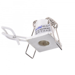 Маленький точечный светильник Brille 20W HDL-DJ 13 Хром 163743 Васильків
