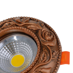 Точечный светильник Brille LED 3W HDL-M39 Латунь 36-332 Курінь
