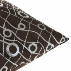 Подушка декоративна Brille 45х45х10 см UM20 Коричневий D12-012 Полтава