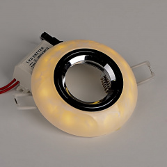 Точечный светильник с подсветкой Brille HDL-G230 Белый 36-069 Славута
