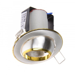 Поворотный точечный светильник Brille 60W RO-39 Хром 161287 Нова Прага