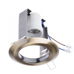 Точечный светильник Brille 60W Ring 63 Золотистый 161154 Миргород