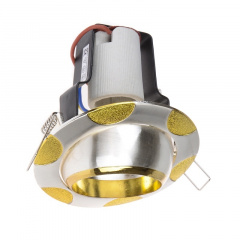 Поворотный точечный светильник Brille 60W RO-50 Золотистый 161246 Пологи