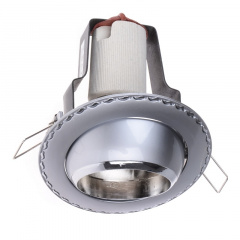 Поворотный точечный светильник Brille 60W RO-50 Хром 161237 Надвірна