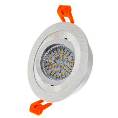 Поворотный точечный светильник Brille 40W HDL-DT 108 Серебристый 36-252 Золотоноша