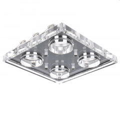 Декоративный точечный светильник Brille 20W HDL-G153 Бесцветный 164141 Київ