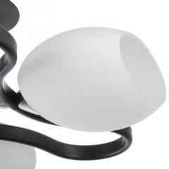 Люстра потолочная Brille 60W E14 Черный Днепр