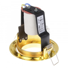 Поворотный точечный светильник Brille 60W RO-50 Золотистый 161252 Мукачево
