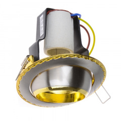Поворотный точечный светильник Brille 60W RO-50 Никель 161240 Жмеринка
