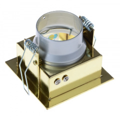 Точечный светильник Brille 40W HDL-07 Латунь 154080 Вишневе