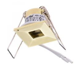 Маленький точечный светильник Brille 20W HDL-DJ 13 Латунь 163807 Коростень