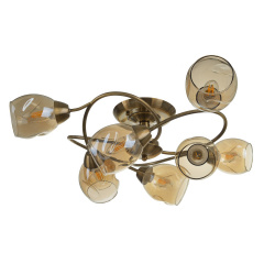 Люстра Brille 60W E27 Золотистый Коростень