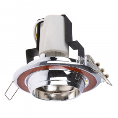 Поворотный точечный светильник Brille 60W RO-50 Хром 161270 Запоріжжя
