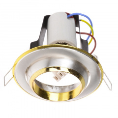 Поворотный точечный светильник Brille 60W RO-50 Хром 161253 Ясногородка