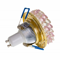 Декоративный точечный светильник Brille 50W HDL-G196 Золотистый L13-122 Вознесенськ