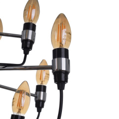 Люстра Brille 60W E14 Черный Лубни