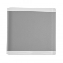 LED подсветка Brille Пластик 6W AL-255 Серый 34-222 Броди