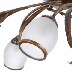 Люстра Brille Флористика 60W E14 Коричневый Лубны