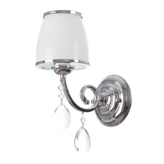 Бра хрустальное Классическое Brille 40W BCL-3841 Хром Долина