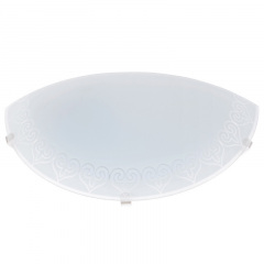 Бра половинка Brille 60W W-553 Белый Долина