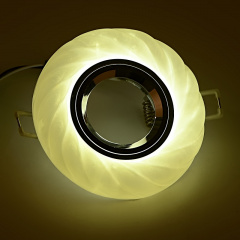 Точечный светильник с подсветкой Brille HDL-G231 Белый 36-071 Хмельник