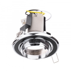 Поворотный точечный светильник Brille 60W RO-50 Черный 161260 Кам'янське