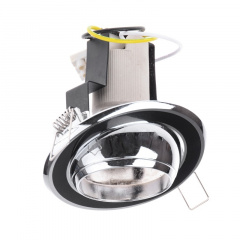 Поворотный точечный светильник Brille 60W RO-50 Черный 161260 Кам'янське