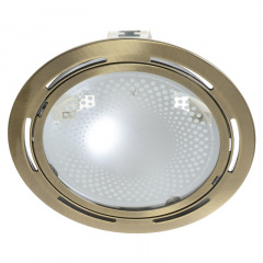 Светильник потолочный встроенный Brille 150W DL-09 Золотистый Лубны