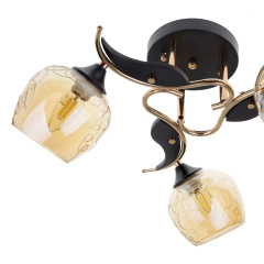 Люстра Brille 60W E27 Черный Броди