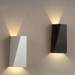 LED подсветка Brille Пластик 10W AL-248 Серый 34-211 Надвірна