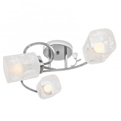 Люстра Brille 40W E14 Никель Хуст