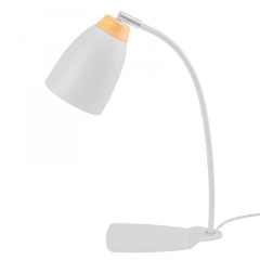 Настольная лампа в современном стиле Brille 60W BL-470 Белый Ирпень