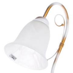 Настольная лампа флористика декоративная Brille 60W BKL-470 Золотистый Ізмаїл