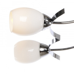 Люстра потолочная Brille 40W E14 Хром Виноградов