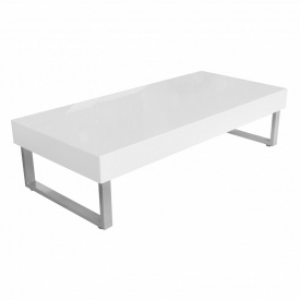 Стол журнальный Brille Двп UH58 Белый F6-006